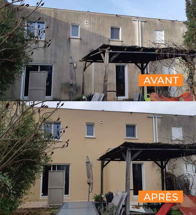Travaux de toiture et façade : Nettoyage basse pression et le démoussage par pulvérisation de toiture biodégradable et la résine hydrofuge toiture. Travaux de couverture, réparation de toiture et de zinguerie : gouttière, bande de rive, solin. Ravalement peinture façade : Nettoyage et démoussage, peinture et imperméabilisation hydrofuge façade. Nettoyage des extérieurs : Nettoyage basse pression de vos pavés, dallages, murets, terrasse … sur Montpellier dans l’Hérault (34)